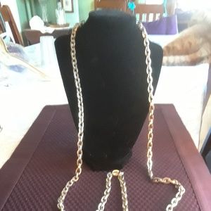 Silver chain  costume necklace